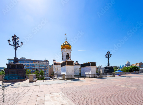 View of the Christ the Savior Cathedral (day), Moscow, Russia
