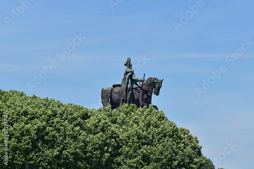 Statue of emperor Wilhelm.