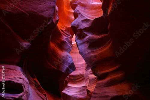 Antelope Canyon National Park Arizona USA Colured and curve Rocks
