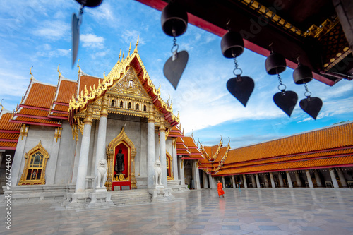 The Marble Temple, Wat Benchamabopitr Dusitvanaram Bangkok Thailand, (the Marble Temple)