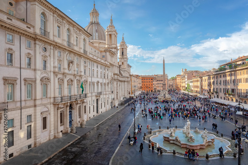 Piazza Navona, panoramic view