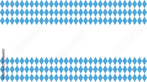 Rautenmuster in blau und weiß mit Freiraum für Text
