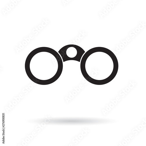 binocular, lorgnette icon- vector illustration