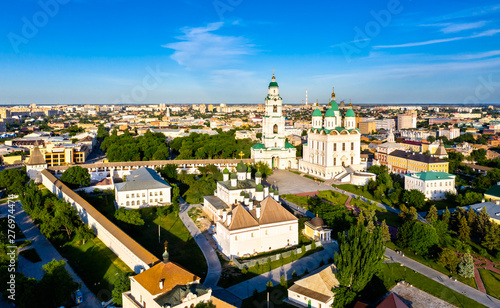 Astrakhan Cathedral within the Kremlin, Russia