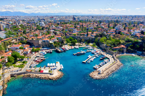 Antalya Harbor, Turkey, taken in April 2019\r\n' taken in hdr