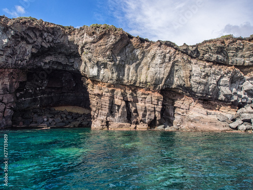 Pantelleria, Italy. coast and cliff