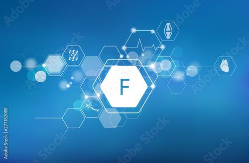 Fluorine. Scientific medical research