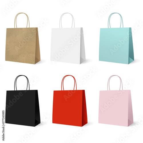 Gift Paper Colorful Bags Set
