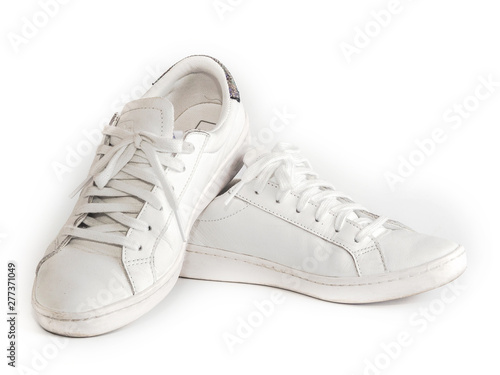 white shoe isolated