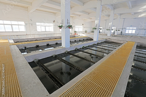 Clean water between ordinary fast filter, in sewage treatment plant, China