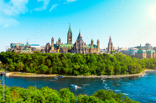 view of the Parliament of Canada in Ottawa