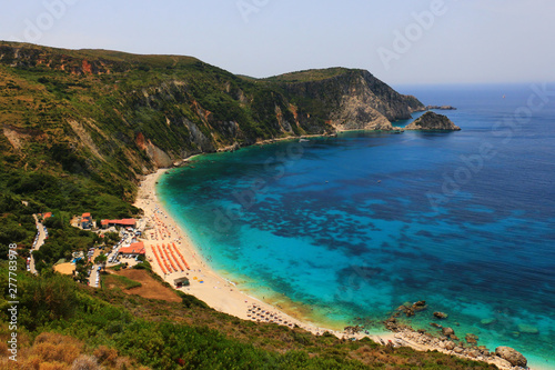 petani beach,Kefalonia island in Greece