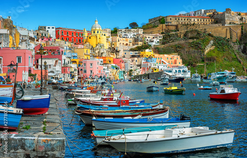 Marina di Corricella, Procida island, Naples, Italy