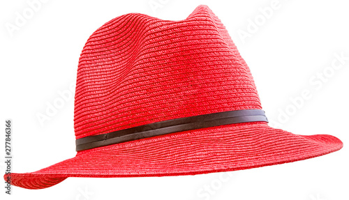 red hat isolated on white background