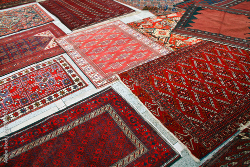 carpets on street