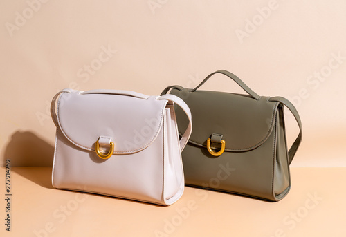 woman leather fashion bag