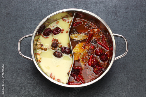 chongqing yin yang hot pot, chinese cuisine