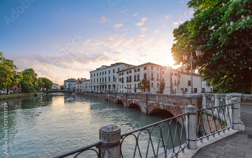 The embankment in the centre of Treviso