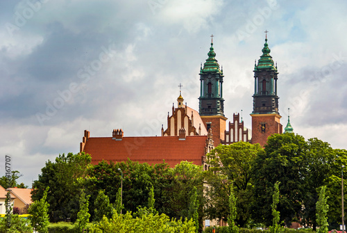 Historic Basilica Peter and Paul church in Poznan