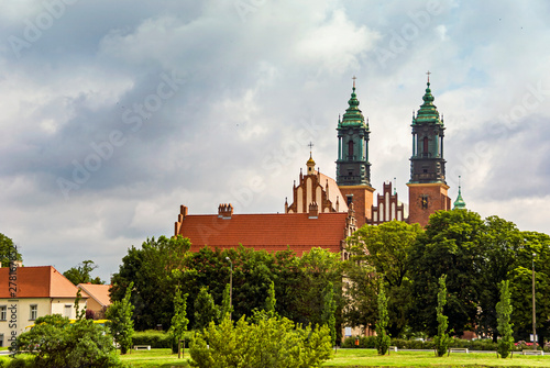 Historic Basilica Peter and Paul church in Poznan