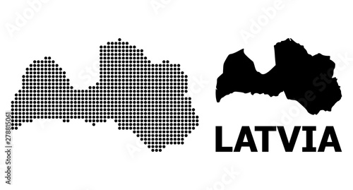 Pixel Pattern Map of Latvia