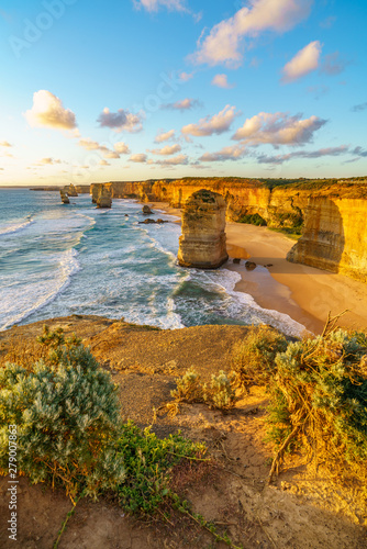 twelve apostles at sunset,great ocean road at port campbell, australia 82