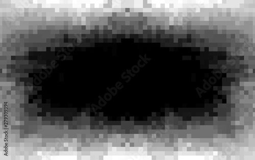 Pixel hole art monochrome abstract background