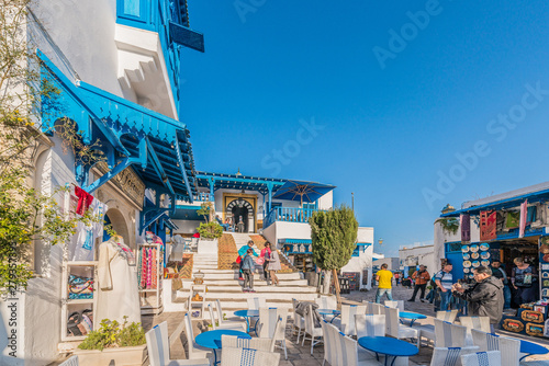 Sidi Bou Said near Tunis in Tunisia.