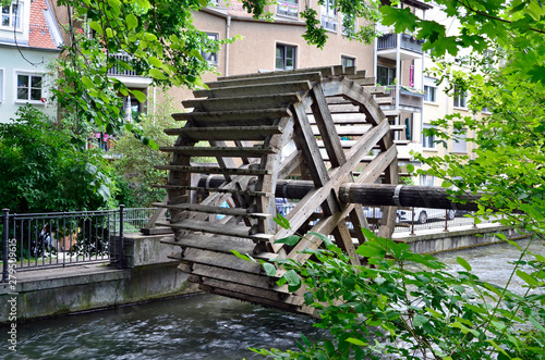 Wasserrad am Stadtbach in Augsburg