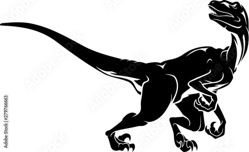 Raptor Dinosaur Full Body