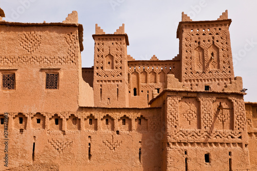 Kasbah de Amerhidll, Oasis de Skoura, Valle del Dades, Alto Atlas, Marruecos, Africa