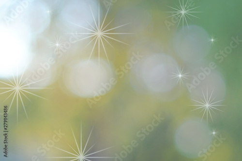 Blur Bokeh with star light on background.
