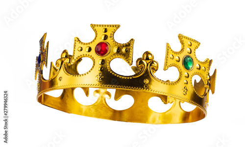 Crown of king isolated on a white background