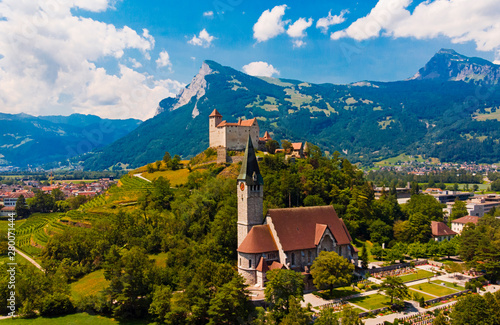 Gutenberg castle in Liechtenstein Europe 