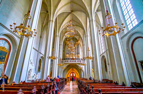 The prayer hall of Saint Augustine Church in Vienna, Austria