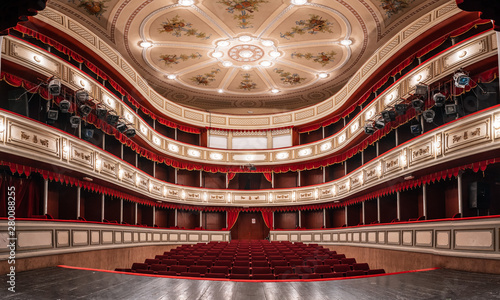 Theater building is 200 years old, a view from the inside