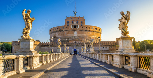 Holy Angel Castle, also known as Hadrian Mausoleum, Rome, Italy