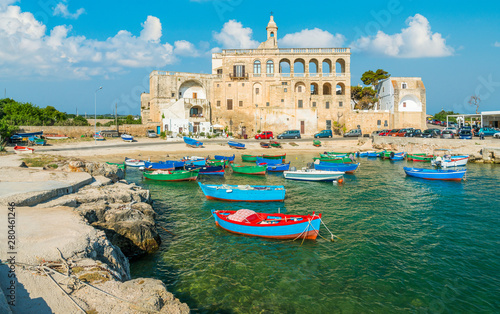 The small and beautiful of San Vito, near Polignano a Mare, Bari Province, Apulia (Puglia), southern Italy.