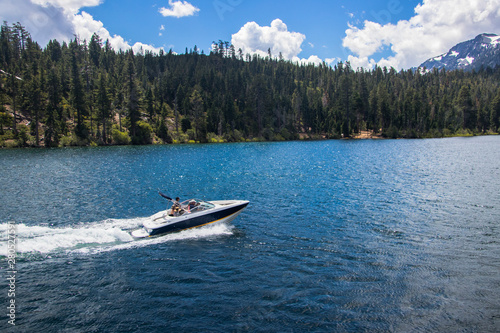 boat on the lake