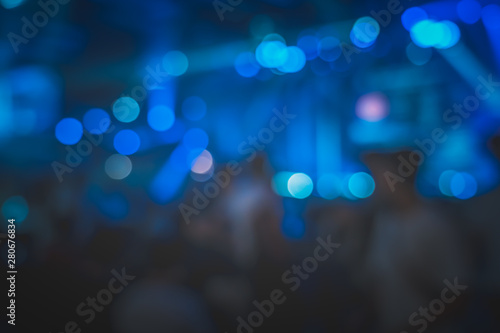 Blur background of Crowd People in the live show; abstract bokeh background