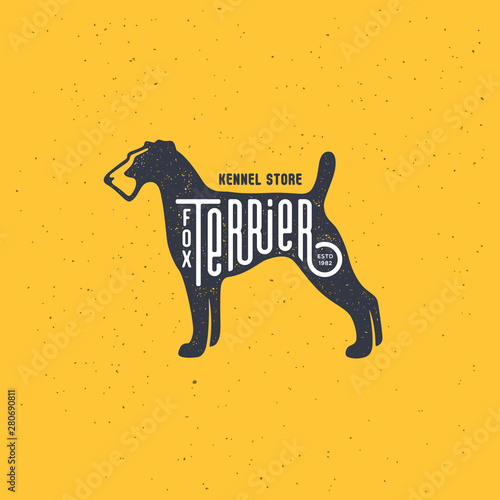Fox terrier logo
