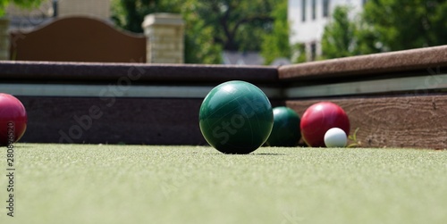 Afternoon on the bocce court