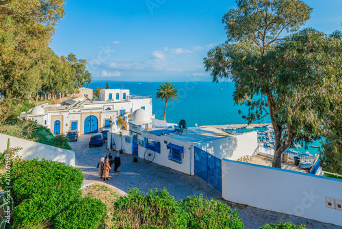 Sidi Bou Said near Tunis in Tunisia.