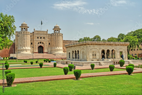 The Alamgiri Gate - the main entrance to the Lahore Fort in present day Pakistan.