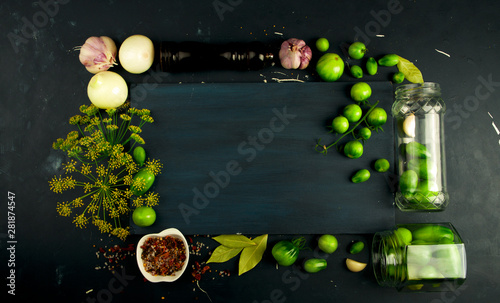 TEXTURE OF VEGETABLES ON A DARK BACKGROUND. CONCEPT OF PREPARING VEGETABLES FOR WINTER.