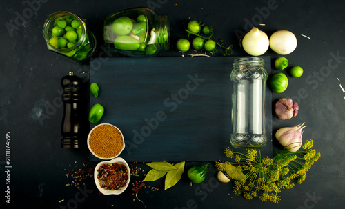 TEXTURE OF VEGETABLES ON A DARK BACKGROUND. CONCEPT OF PREPARING VEGETABLES FOR WINTER.