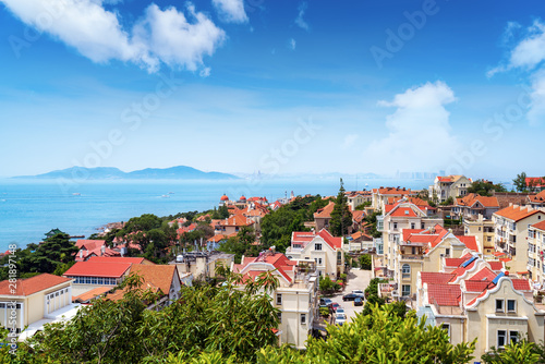 German-style historical buildings in Qingdao, China.