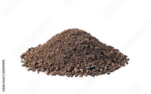 Guano fertilizer isolated on white background