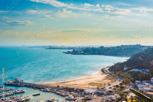 Sidi Bou Said near Tunis in Tunisia.