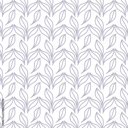 Isolated leaves background vector design